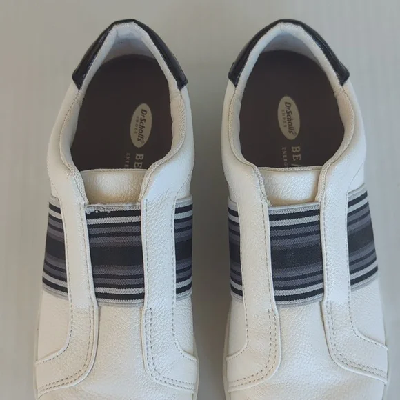 Dr. Scholl's Madi Band Slip On Sneakers 8M White Black Gray - Picture 7 of 16
